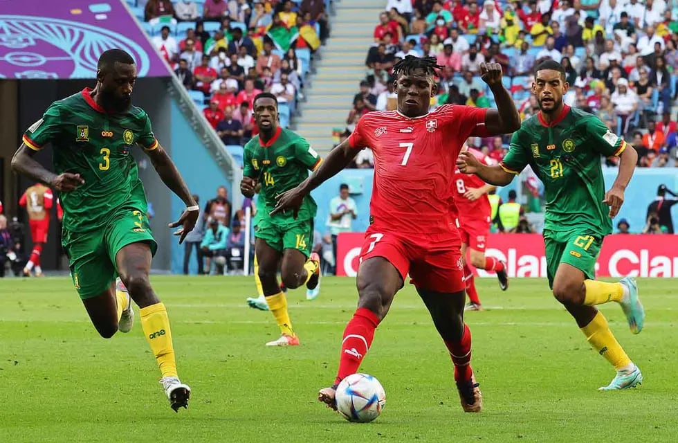 Camerún y Serbia igualaron 3 a 3 en el Mundial de Qatar 2022. Foto: EFE