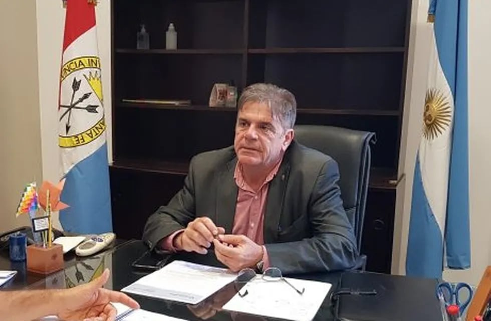 Jorge Llonch recibió a Claudio Steppfer (Prensa Municipalidad de Rafaela)