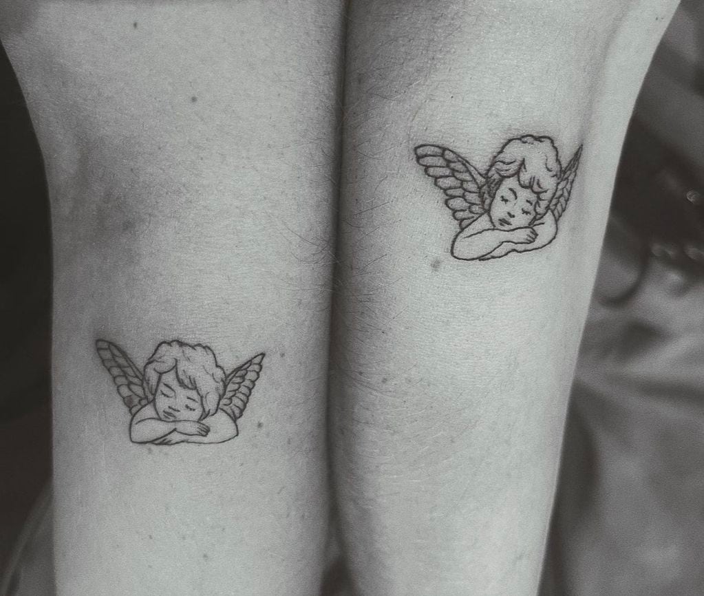 El tatuaje de ángel de Tini Stoessel y Carola Gil