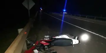 Accidente en Cerro Azul le costó la vida a un motociclista