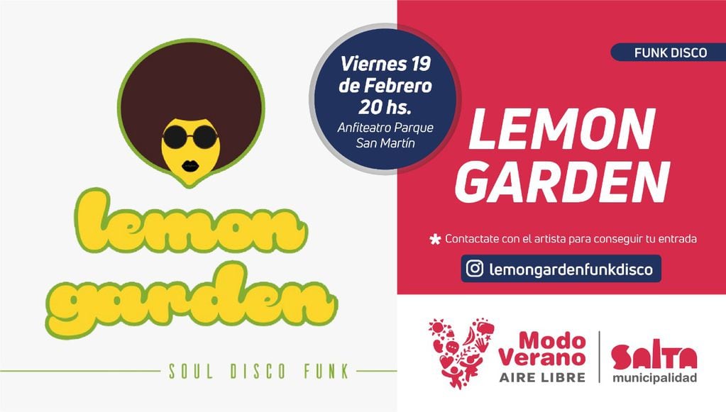 El viernes se presentan La Pesho y Lemon Garden a las 18 y 20.