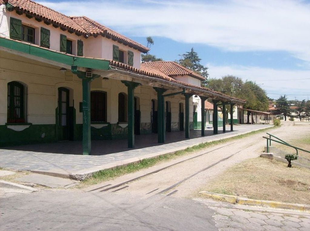 Estación Ferroviaria en La Falda. (Foto: Web).
