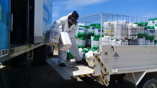 Campaña de recolección de envases vacíos fitosanitarios en el Partido de Tres Arroyos