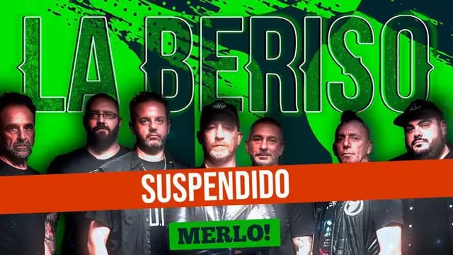 Suspendido el show de La Beriso en Villa de Merlo