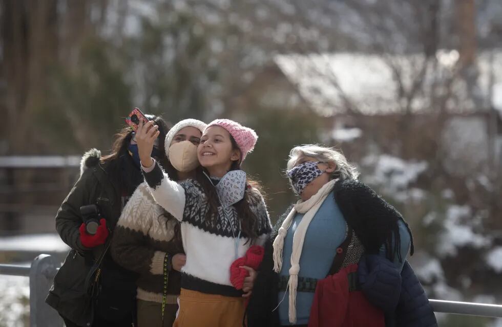 Turistas en Mendoza. (Foto: Ignacio Blanco)