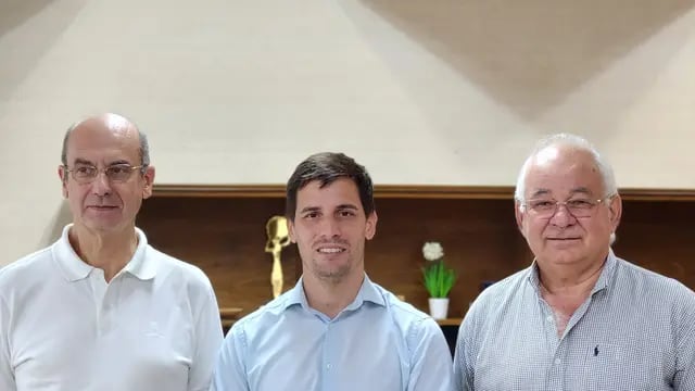 Silvio Genero, el intendente de Rafaela Leonardo Viotti e Ítalo Cassina