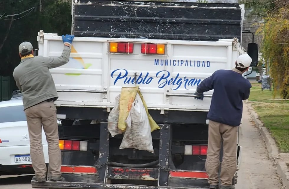 Limpiemos el pueblo: inició la campaña de limpieza integral en Pueblo General Belgrano