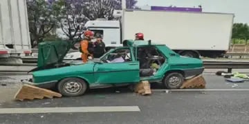 Accidente faltan sobre la avenida General Paz