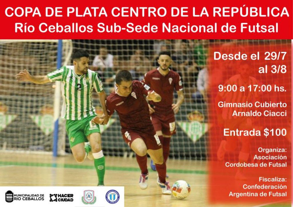 Campeonato de Futsal en Río Ceballos.