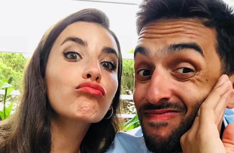 Facundo Campazzo y Consuelo, su esposa.