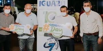 El gobernador Oscar Herrera Ahuad coronó las actividades por el #CataratasDay y recorrió varias obras en Puerto Iguazú