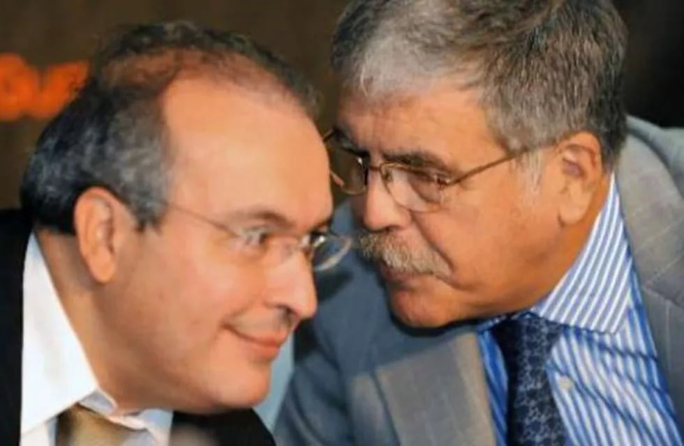 Julio De Vido y José López. Foto: Web.