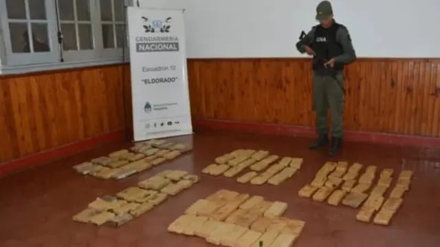 Colonia Delicia: secuestran contrabando de marihuana