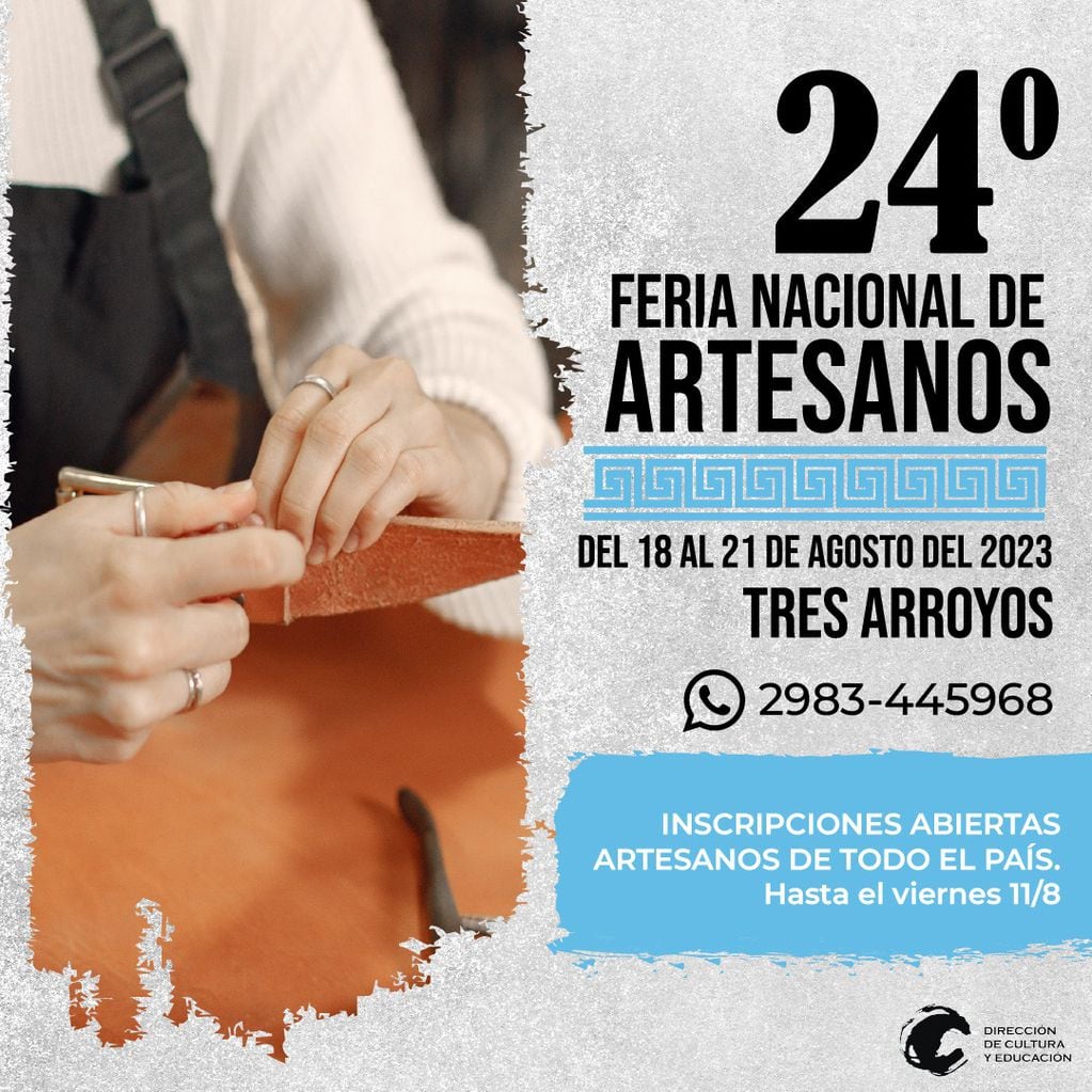 Abierta la inscripción para la 24º Feria Nacional de Artesanos de Tres Arroyos