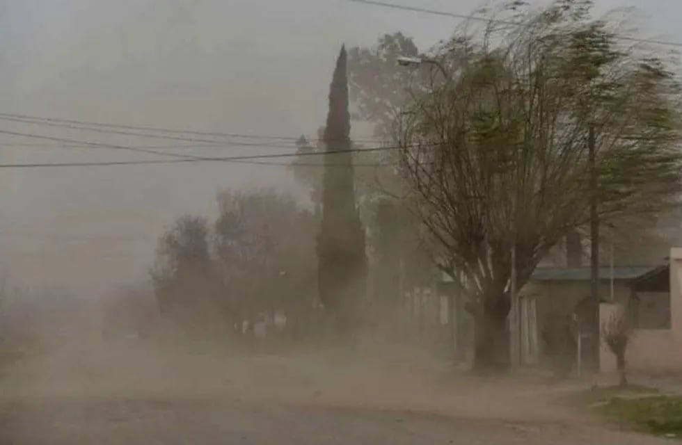 Alerta amarilla por fuertes vientos para la provincia de San Luis