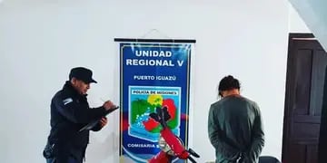 Policías recuperaron una motocicleta robada en Puerto Iguazú