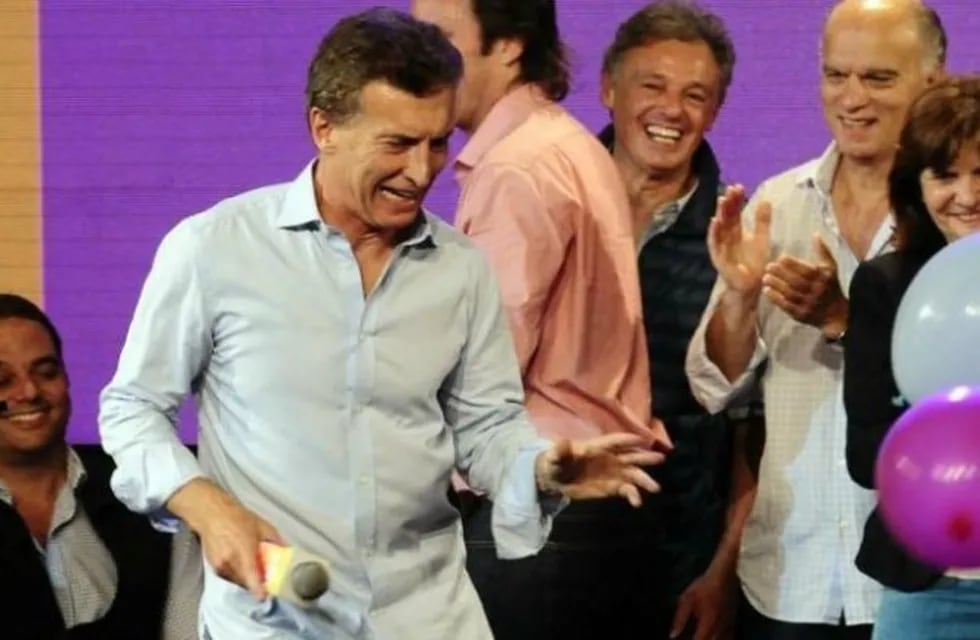 Mauricio Macri bailando cuarteto.