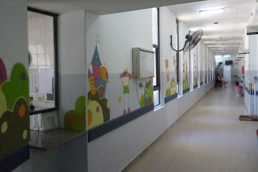 Sala de Pediatría de Centenario, Neuquén. (WEB).