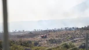 Córdoba. Incendio en la zona del basural de La Cumbre. (La Voz)