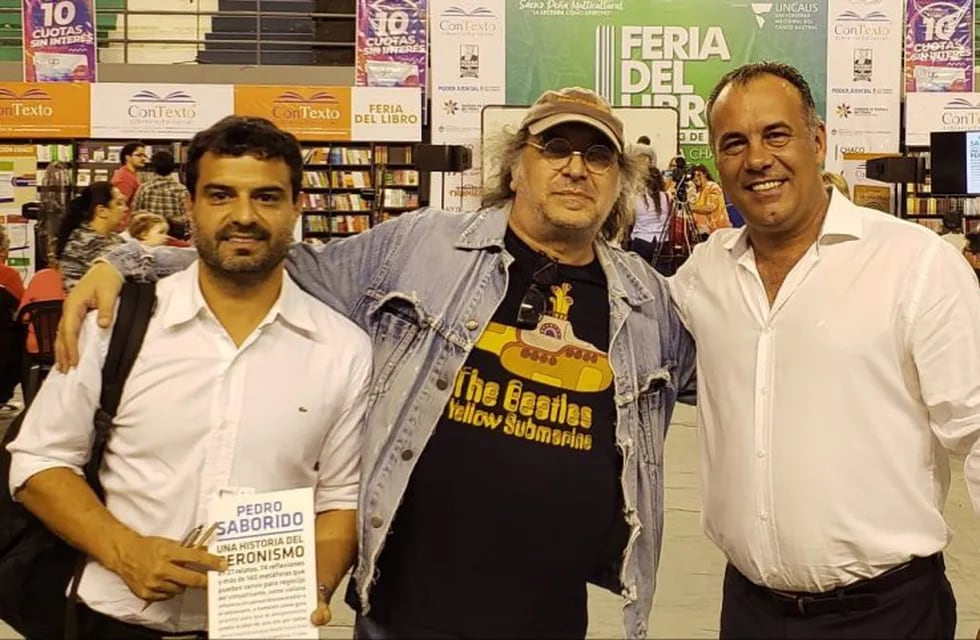 Saborido estuvo en el cierre de la Feria del Libro. (Prensa Turismo)