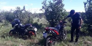 Recuperan motocicleta robada hallada en un monte en Oberá