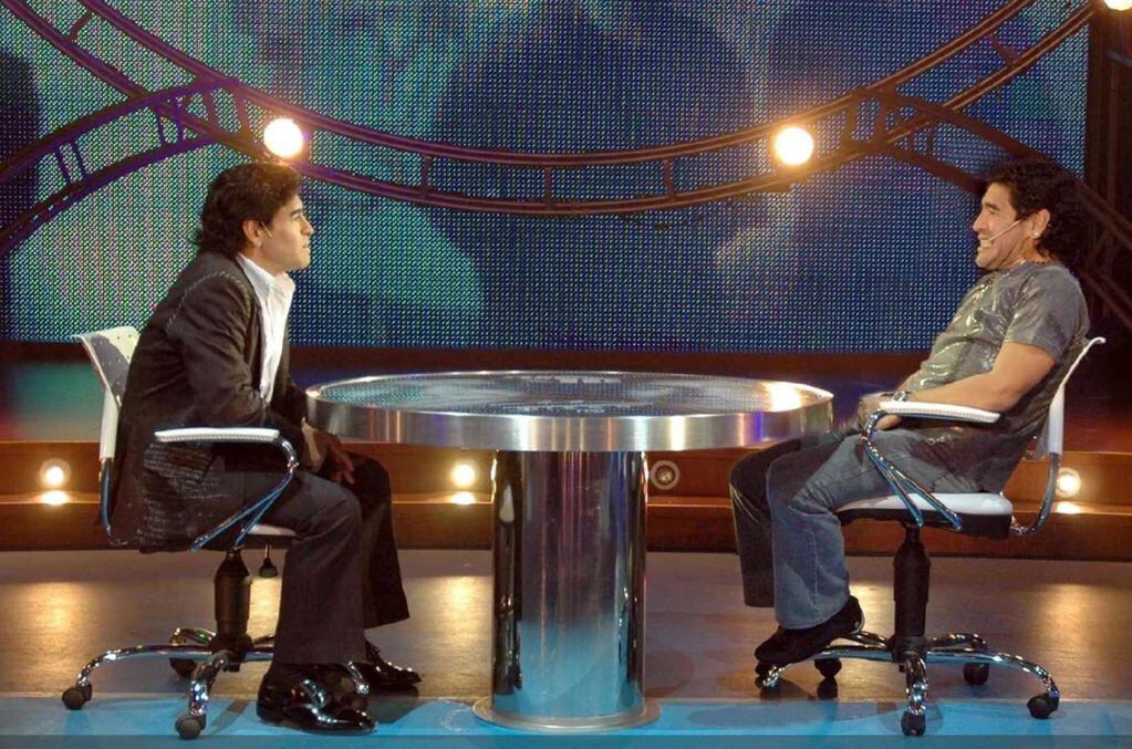 Maradona entrevistó a Diego.