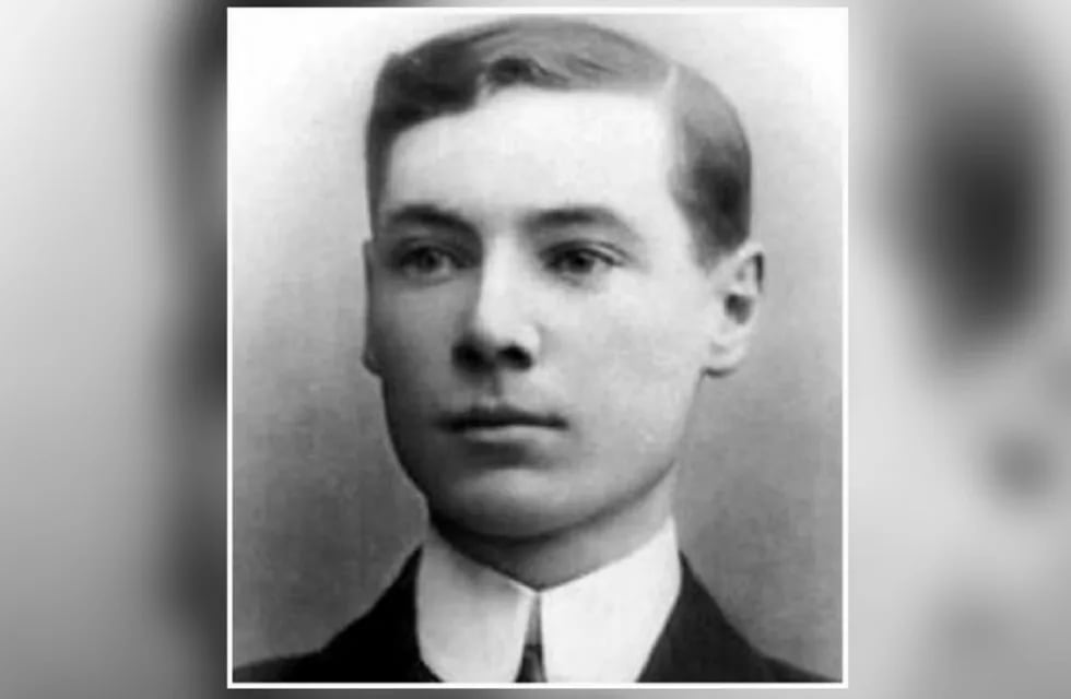 Edgar Andrew, cordobés que murió en el hundimiento del Titanic en 1912.