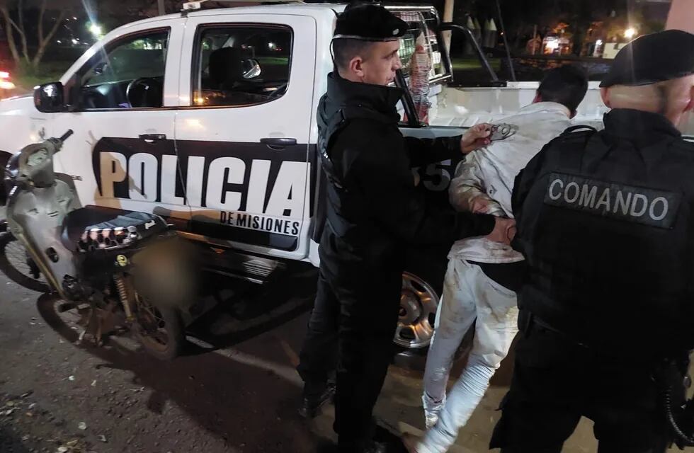 Detienen a un individuo acusado del robo de una motocicleta en Puerto Iguazú.