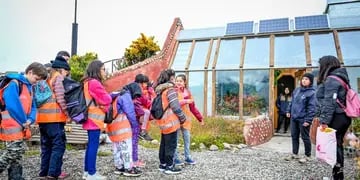 Los niños de las colonias de verano visitaron la Reserva Natural Bahía Encerrada