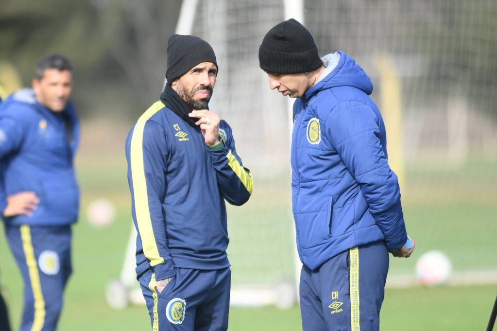 Carlos Tevez debutó como entrenador de Rosario Central en junio de 2022.