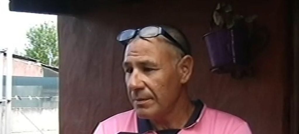 El pescador Hernán María Galarza. (Captura de video)