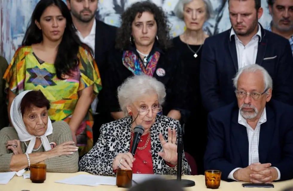 La titular de Abuelas de Plaza de Mayo, Estela de Carlotto, criticó la gestión del Gobierno de Mauricio Macri en Derechos Humanos. EFE/David Fernández