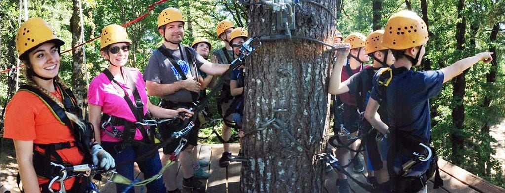Los visitantes podrán realizar arborismo, un circuito que hace que escalar árboles sea una aventura sin igual. Gentileza