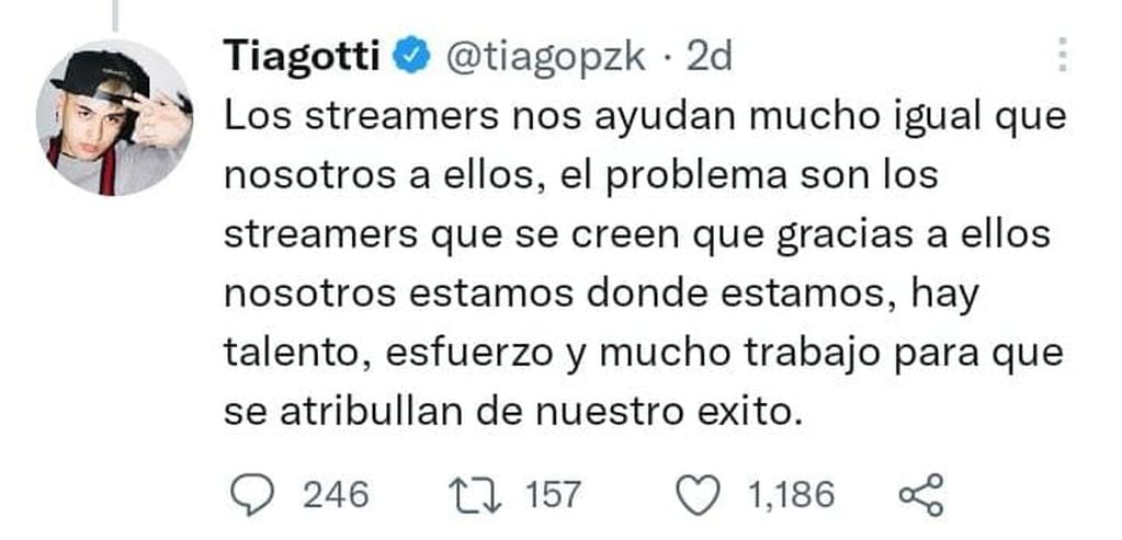 El Tweet de Tiago PZK