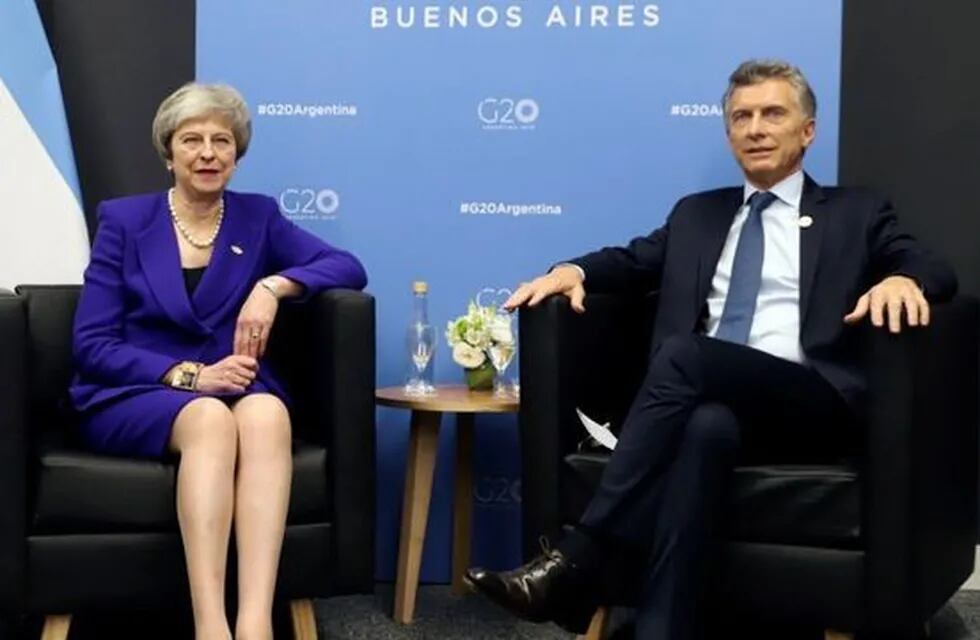 Theresa May y Mauricio Macri. El Brexit, la oportunidad para reforzar el reclamo de soberanía.