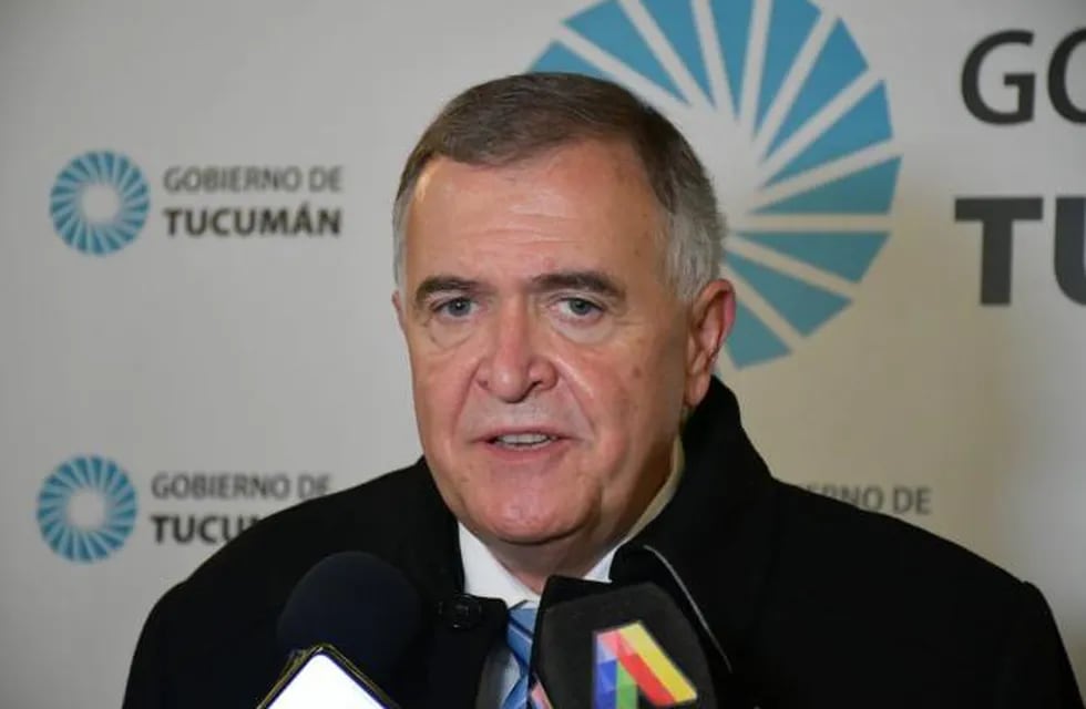 El gobernador de Tucumán, Osvaldo Jaldo.