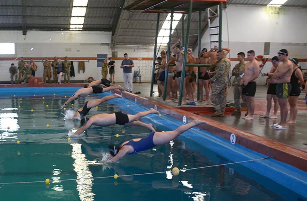 Base Baterías: primera edición del Torneo de natación “Infantería de Marina”