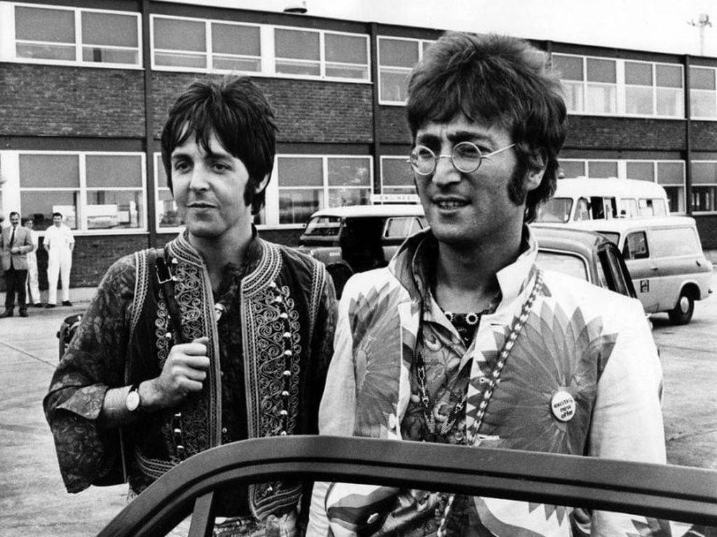 Paul y Lennon. (AP)