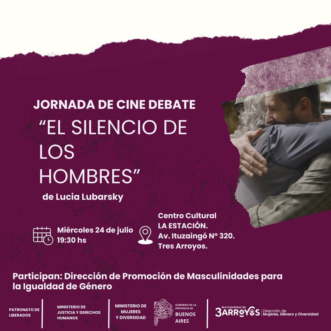 Jornada de Cine Debate organizada por la Dirección de Mujeres, Género y Diversidad de Tres Arroyos