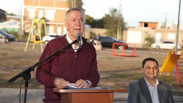 El gobernador Juan Schiaretti en Villa Nueva