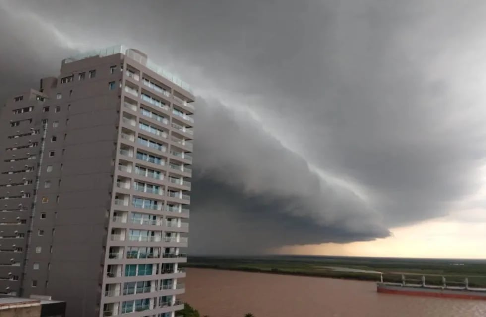 Otro día con amenazas de tormenta en Rosario