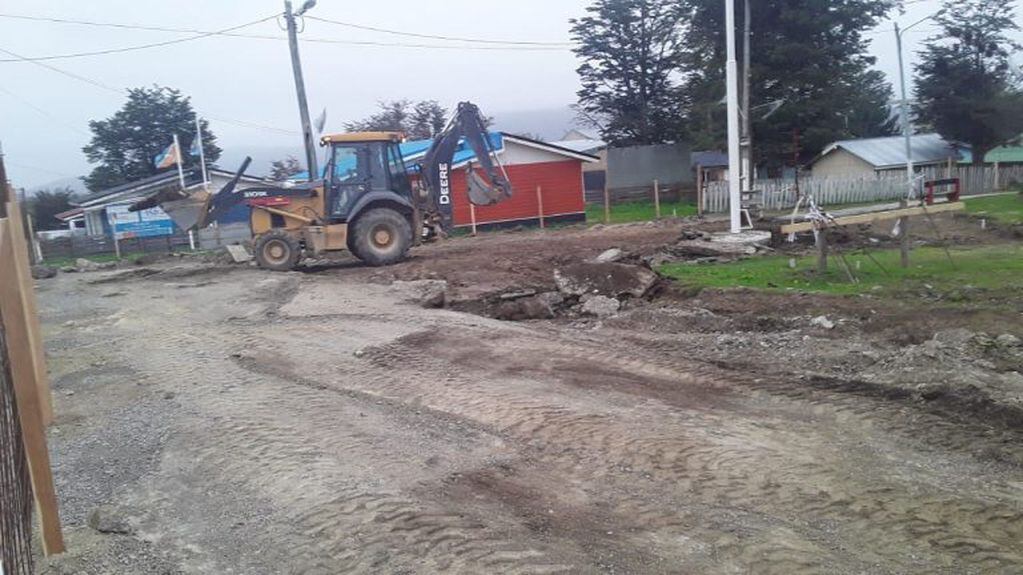 Obra de remodelación de la "Plazoleta Veterano de Malvinas", Tolhuin