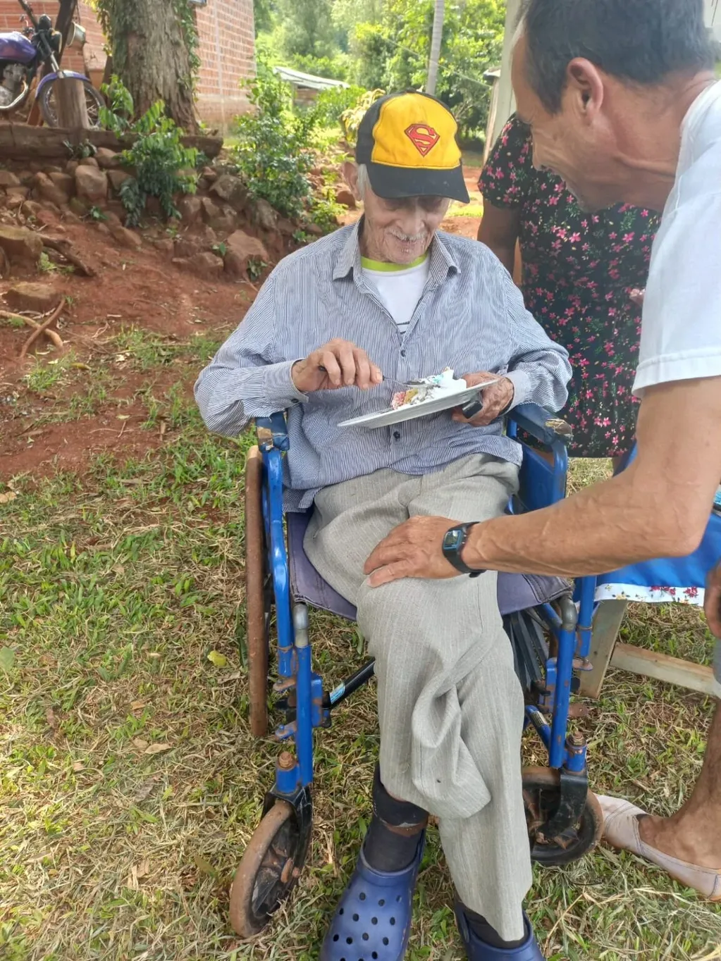San Vicente: un hombre de 115 años se convirtió en el más longevo de Argentina.