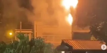 Se incendió un reconocido restaurante ubicado en la costanera de Posadas