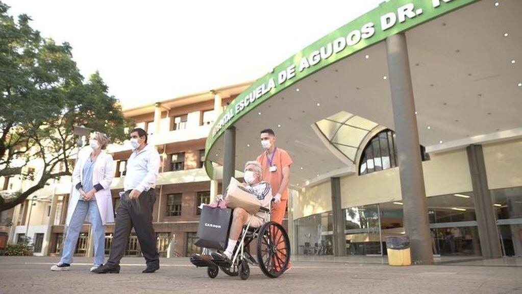 Héctor Bonifato, el primer caso de coronavirus en Misiones, salió del Madariaga el 17 de abril. (Madariaga)