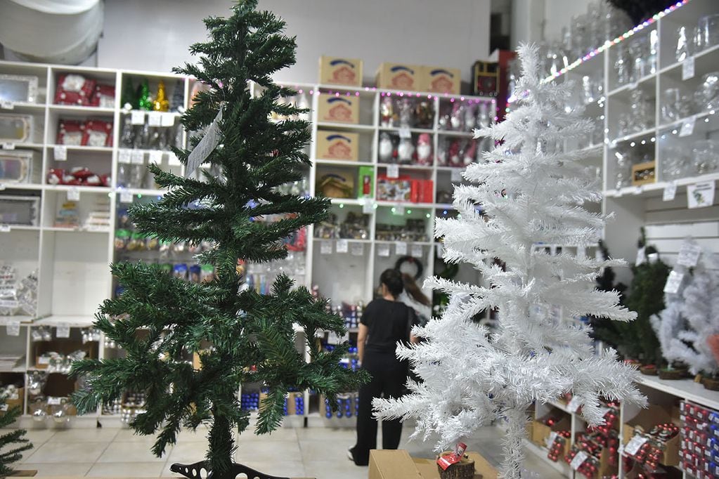 Armar el arbolito de Navidad cuesta al doble de lo que costaba el año pasado. (Ramiro Pereyra /La Voz)