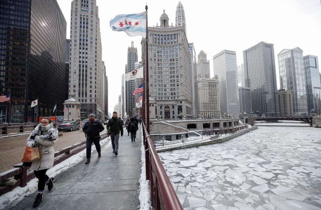 En Chicago hizo más frío que en algunas partes de la Antártida.