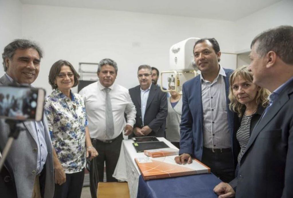 Corpacci visitó el Hospital Zonal "Luis Alberto Vargas" (Foto: El Esquiú)