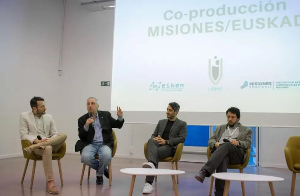 Hugo Passalacqua gobernador de Misiones en la reunión de Misiones y Euskadi en San Sebastián. (Gobierno)