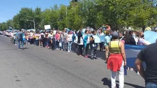 Docentes del Valle de Uco se movilizan hacia la Ciudad contra el acuerdo paritario